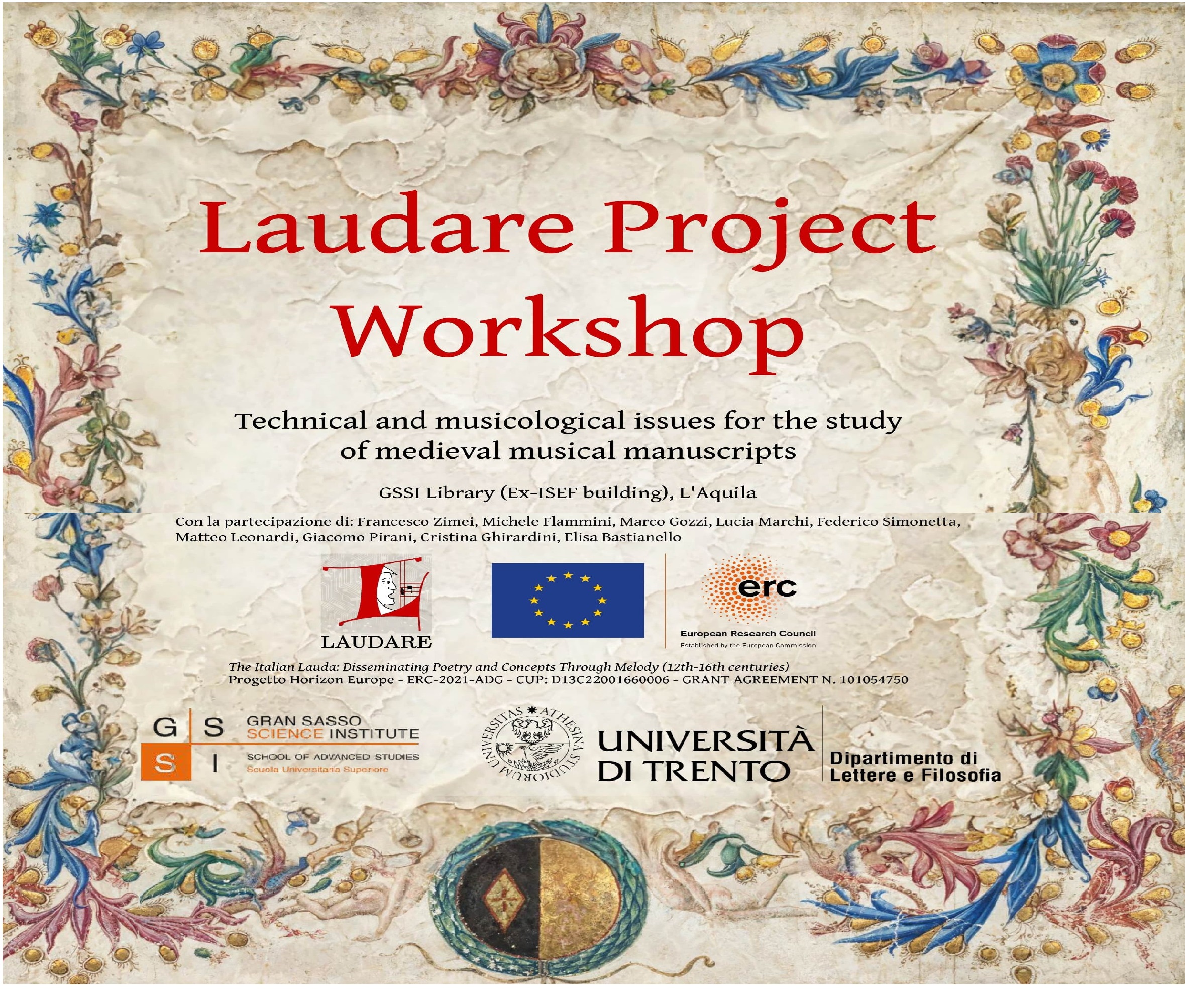 LAUDARE Project Workshop at the GSSI